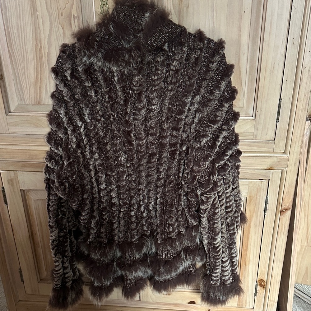 Neiman Marcus Chocolate Teddy Jacket - Picture 3 of 5